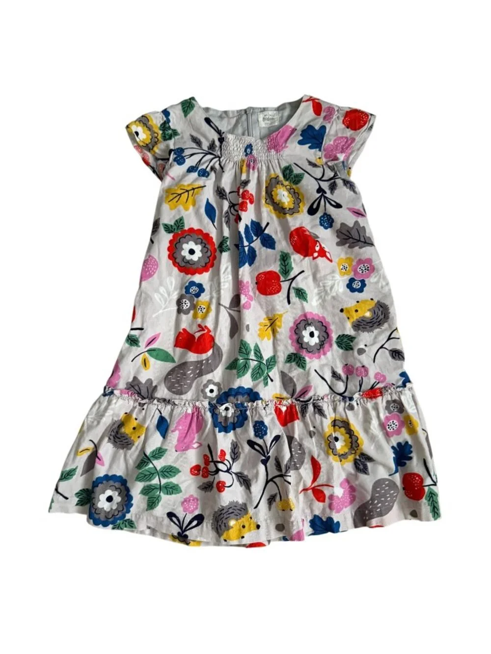 MINI BODEN Girls Floral Swing Dress Size 7/8 Y